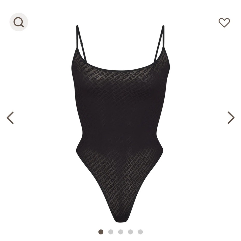 Skims logo mesh cami bodysuit